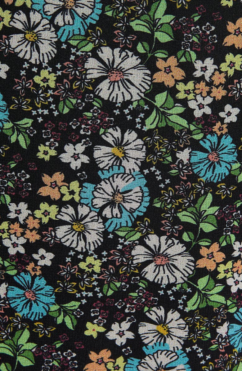 Maternal America Ruffle Overlay Maternity/Nursing Dress, Alternate, color, Tea Garden