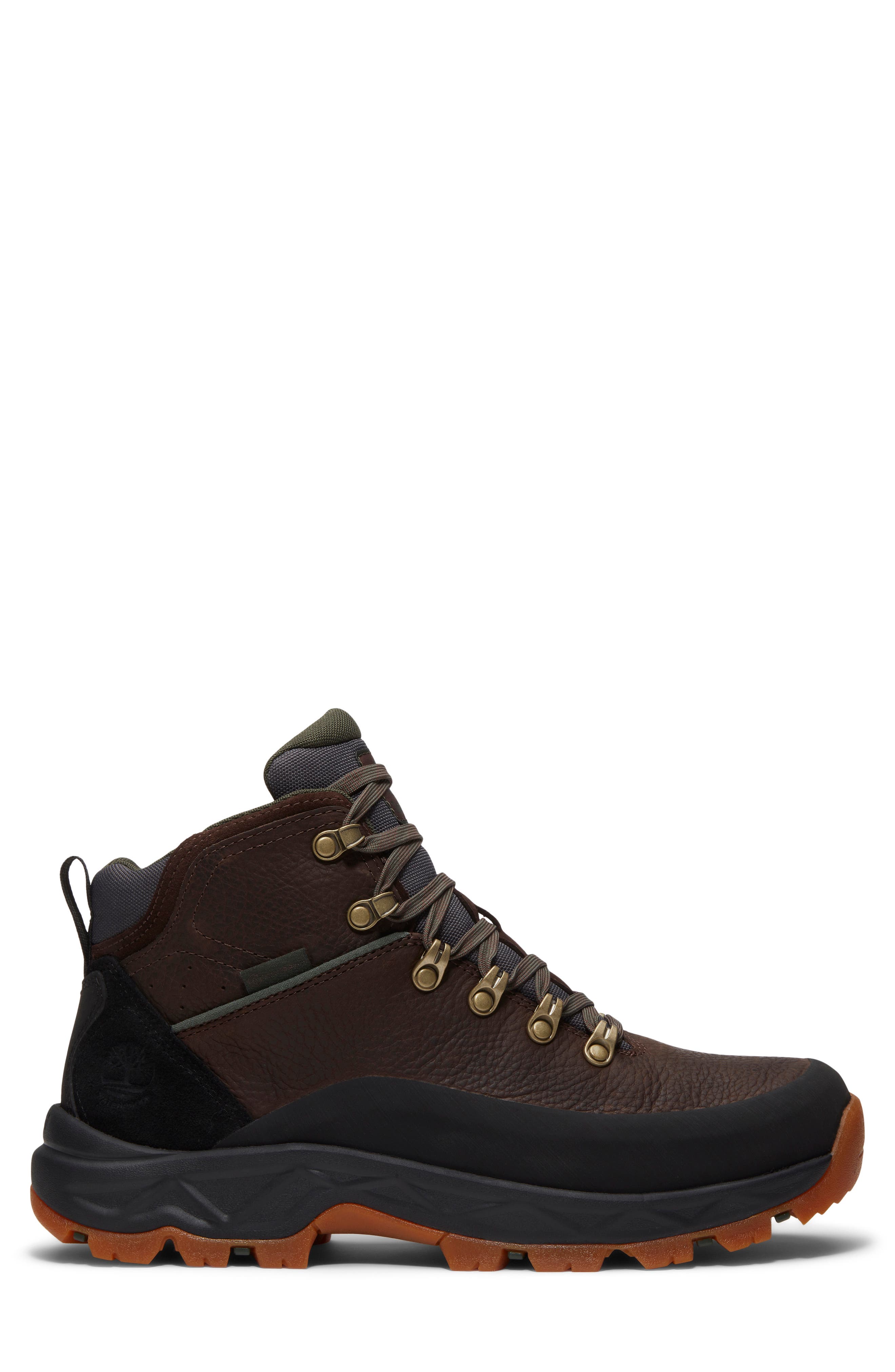 Mt. Maddsen 2.0 Waterproof Leather Mid Lace Up Boot, Alternate, color, DARK BROWN FULL GRAIN