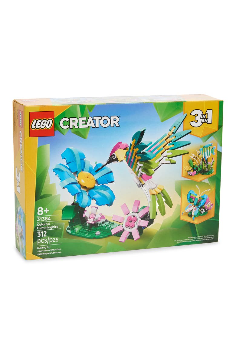 8+ Creator 3-in-1 Wild Animals: Colorful Hummingbird - 31384, Main, color, MULTI