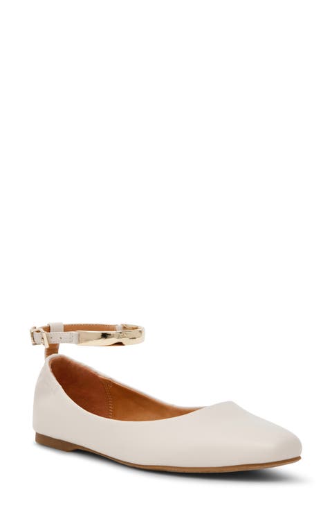 Muse Ankle Strap Flat (Women)