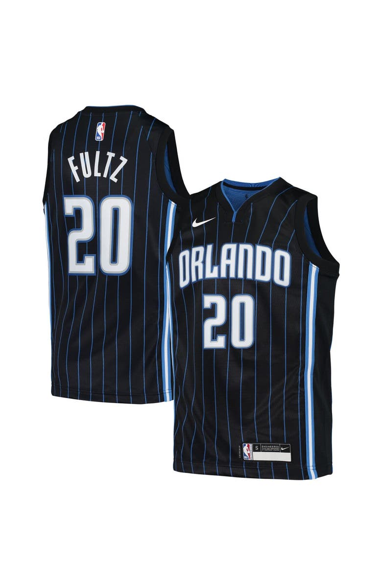 Nike Youth Nike Markelle Fultz Black Orlando Magic Swingman Jersey - Icon Edition, Main, color, 