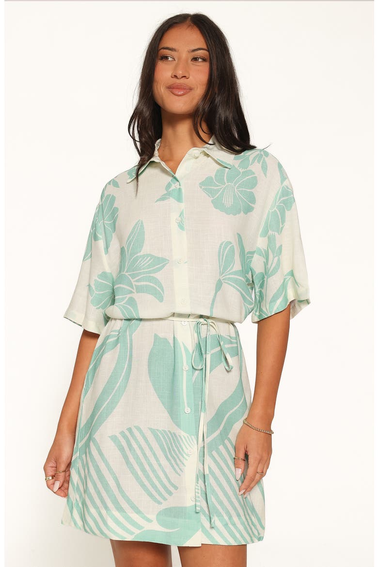 Karmon Minidress, Alternate, color, GREEN FLORAL