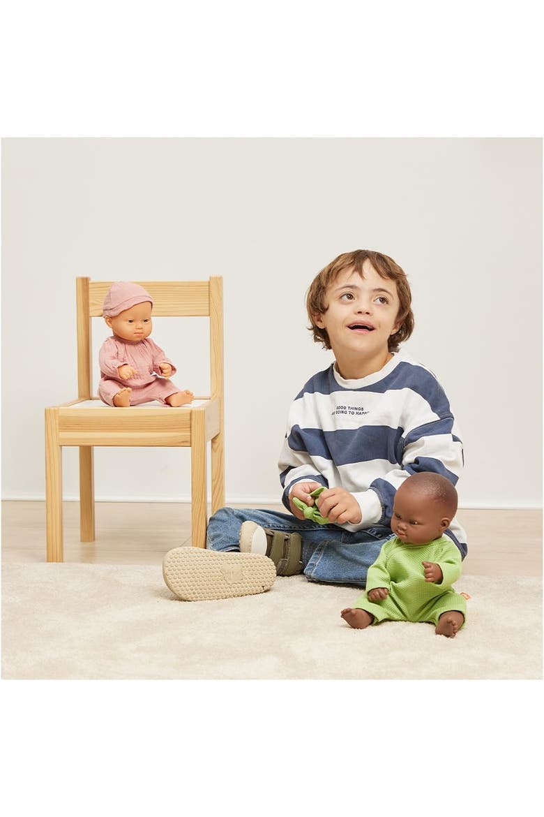 Baby Boy Doll with Down Syndrome - 12 5/8 inch, Alternate, color, Beige - M