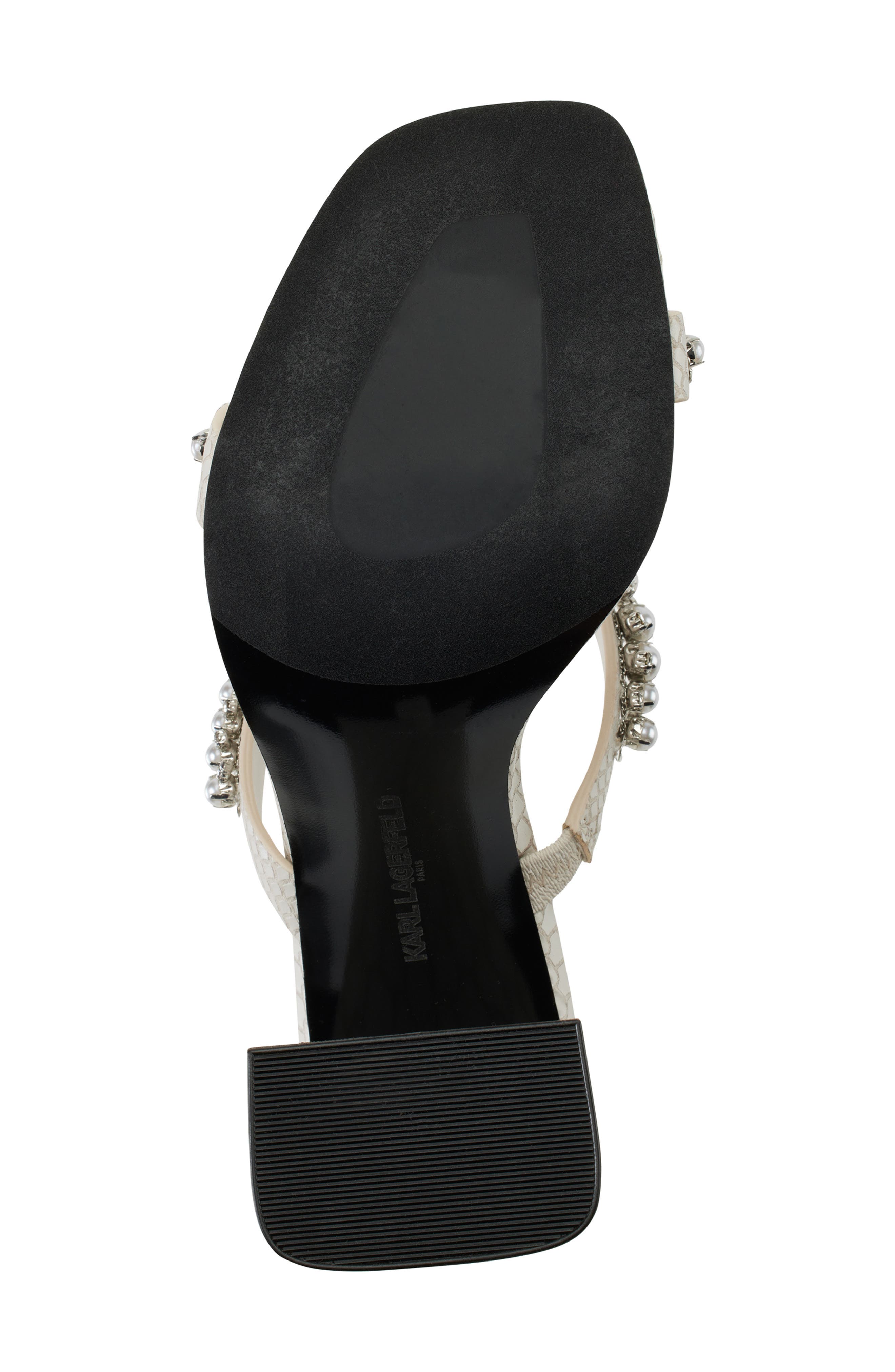 Rayan Rhinestone Block Heel Sandal, Alternate, color, SOFT WHITE