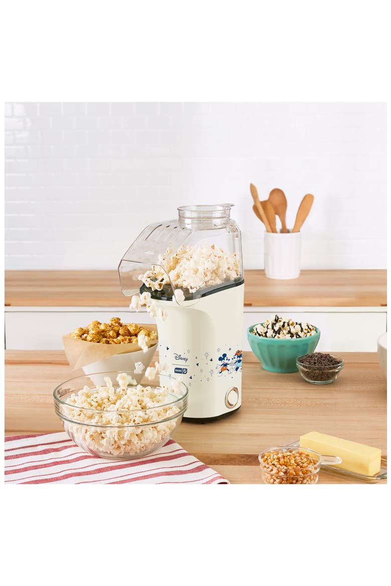 Disney Mickey & Minnie Popcorn Maker, Alternate, color, WHITE