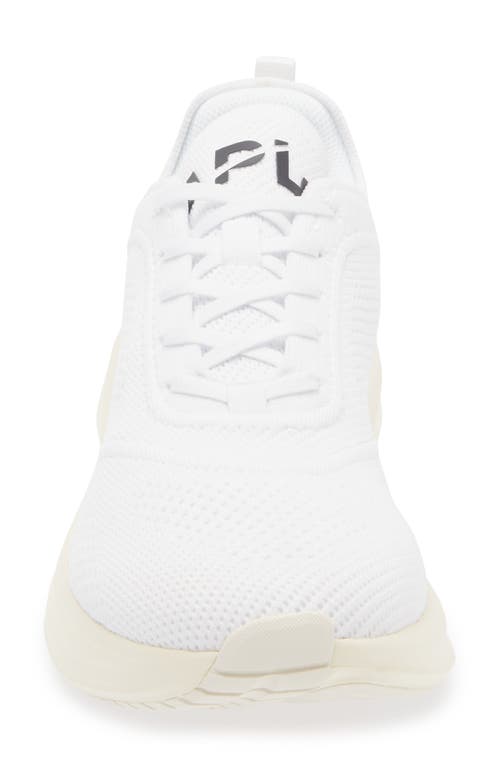Apl Athletic Propulsion Labs Apl Techloom Wave Hybrid Running Shoe In White/pristine/anthracite