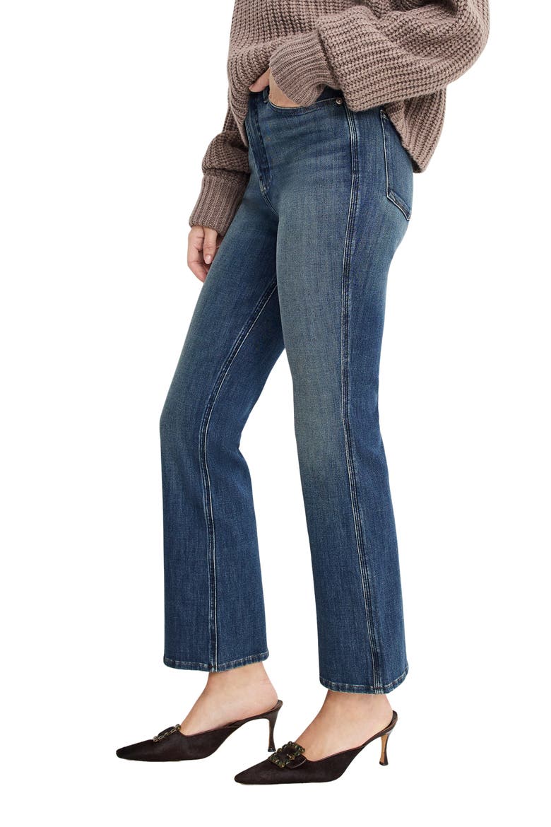 Good Standard High Waist Kick Flare Jeans, Alternate, color, INDIGO1147