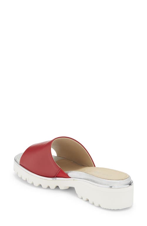 Ron White All Day Heels® Carley Water-resistant Slide Sandal In Burgundy