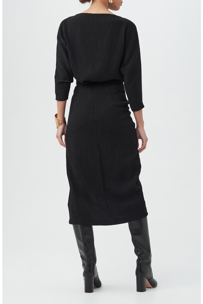 Abiba Midi Skirt, Alternate, color, BLACK