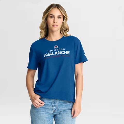 Women's Fanatics Blue Colorado Avalanche Authentic Pro Primary T-Shirt