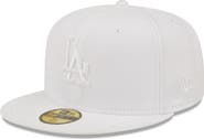 New Era Men's New Era Los Angeles Dodgers White on White 59FIFTY Fitted Hat
