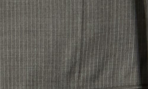 Samuelsohn Grey Stripe Super 110s Wool Suit In Gray
