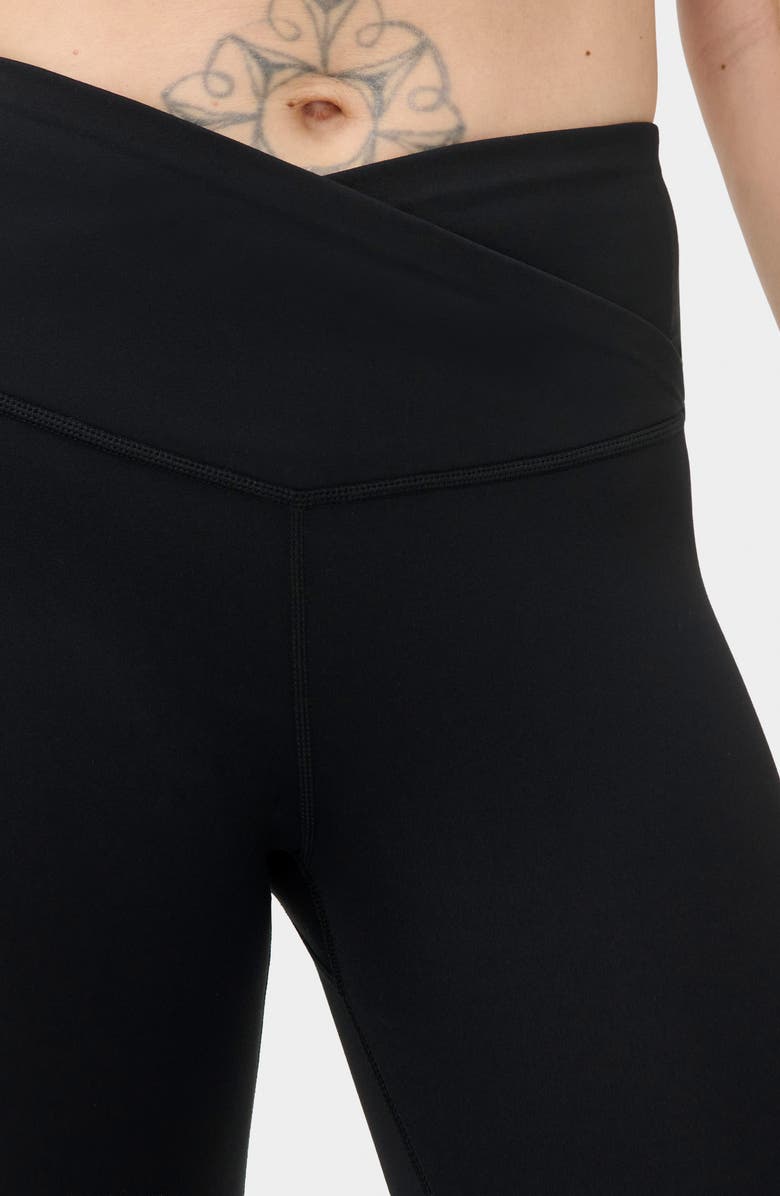 Sweaty Betty 7/8 Wrap Waist Leggings, Alternate, color, Black