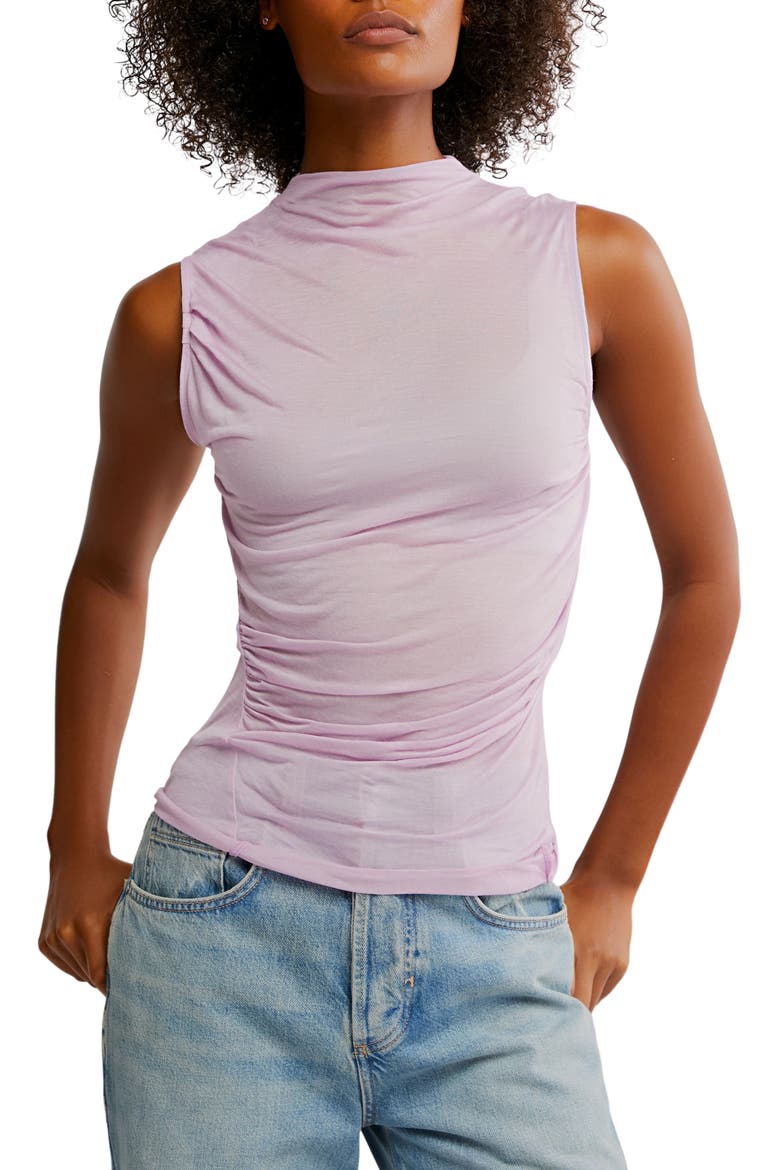 On Air Semisheer Tank, Main, color, BLUSH LILAC