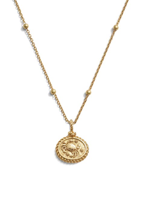 Zodiac Pendant Necklace