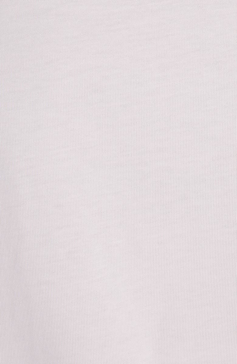 Moncler Embroidered Logo Cotton Crewneck T-Shirt, Alternate, color, Pink