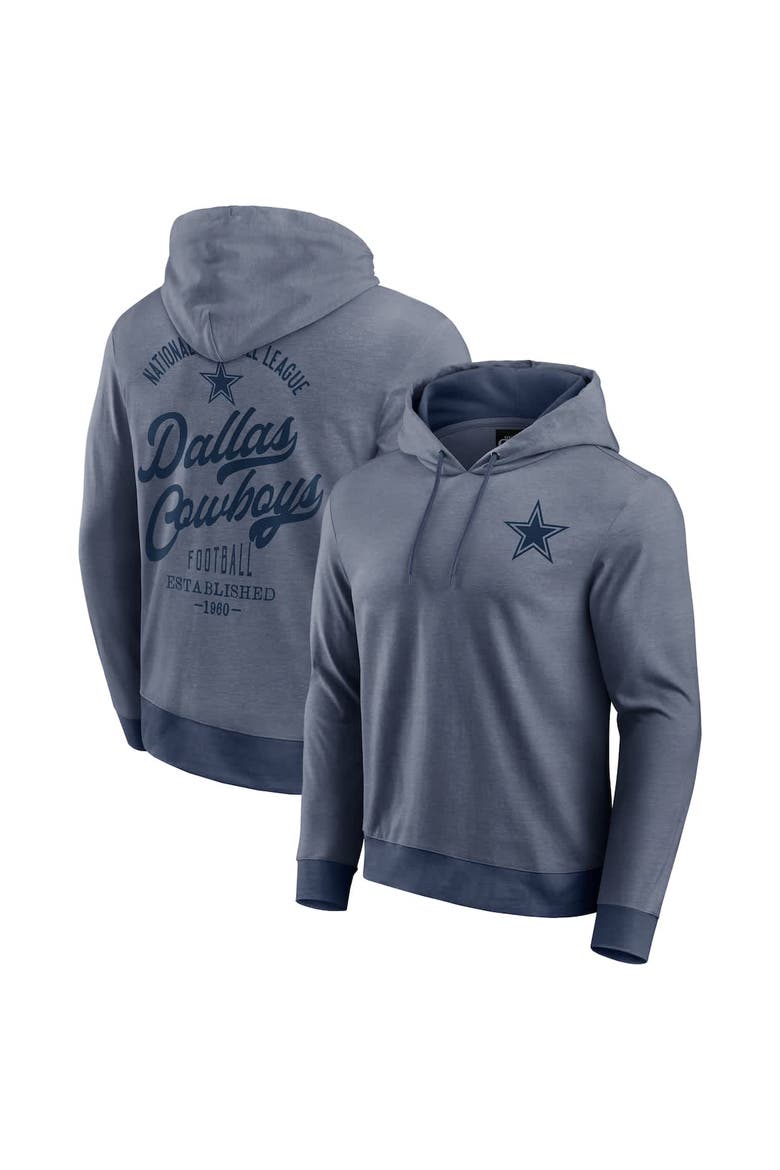 Men's Darius Rucker Collection by Fanatics Navy Dallas Cowboys Tonal Knit Pullover Hoodie, Alternate, color, Navy