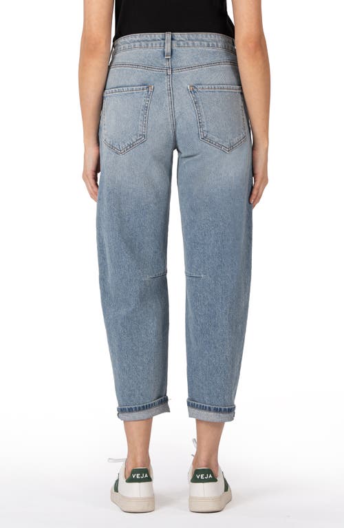 Kut From The Kloth Ashley High Rise Barrel Leg Jeans In Decency