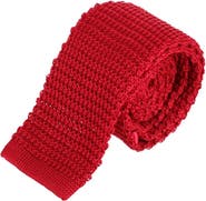 Trafalgar Zion Knit Silk Solid Colored Necktie