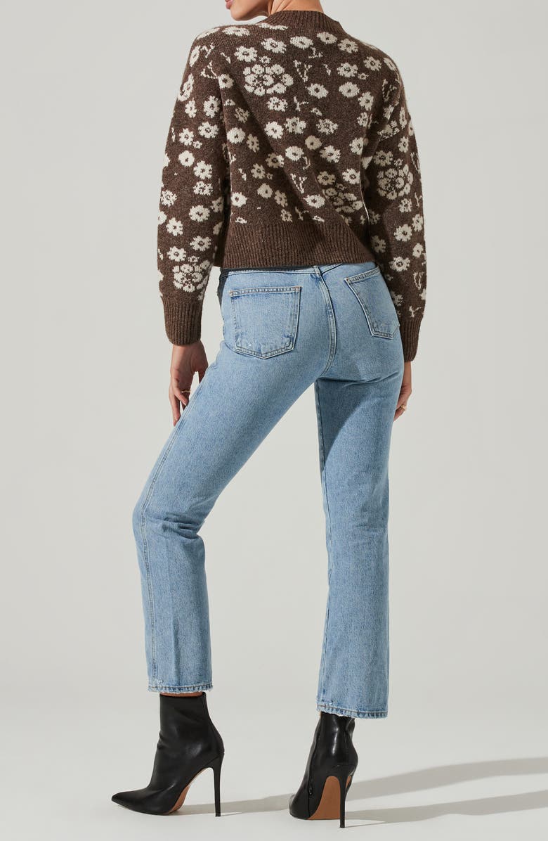 ASTR the Label Saira Floral Sweater, Alternate, color, 