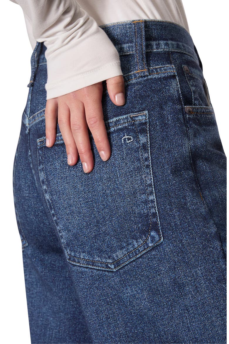 rb Miramar Sofie High Waist Ankle Wide Leg Sweatpant Jeans, Alternate, color, GROVE