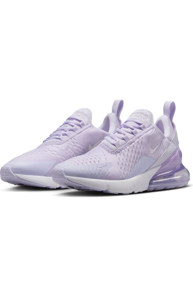Nike Air Max 270 Sneaker, Main, color, Amethyst Tint/ White/ Amethyst