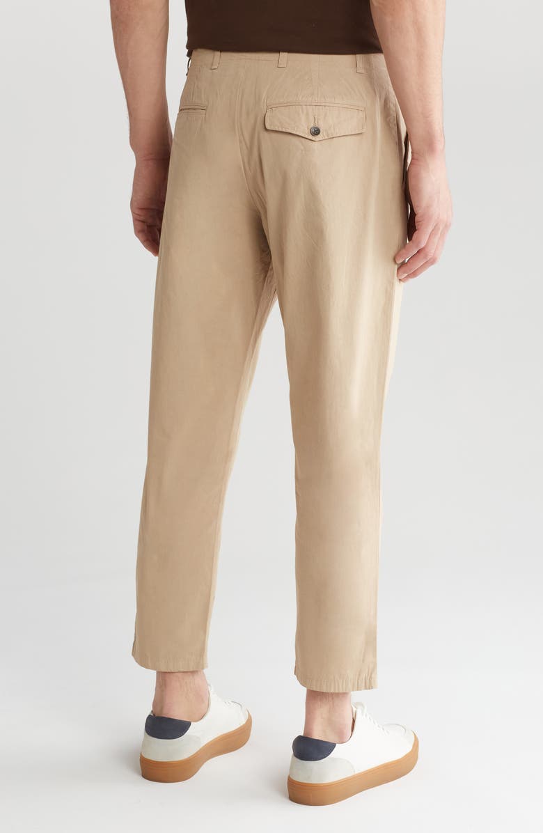 rag & bone Beck Crop Peached Cotton Pants, Alternate, color, Mink
