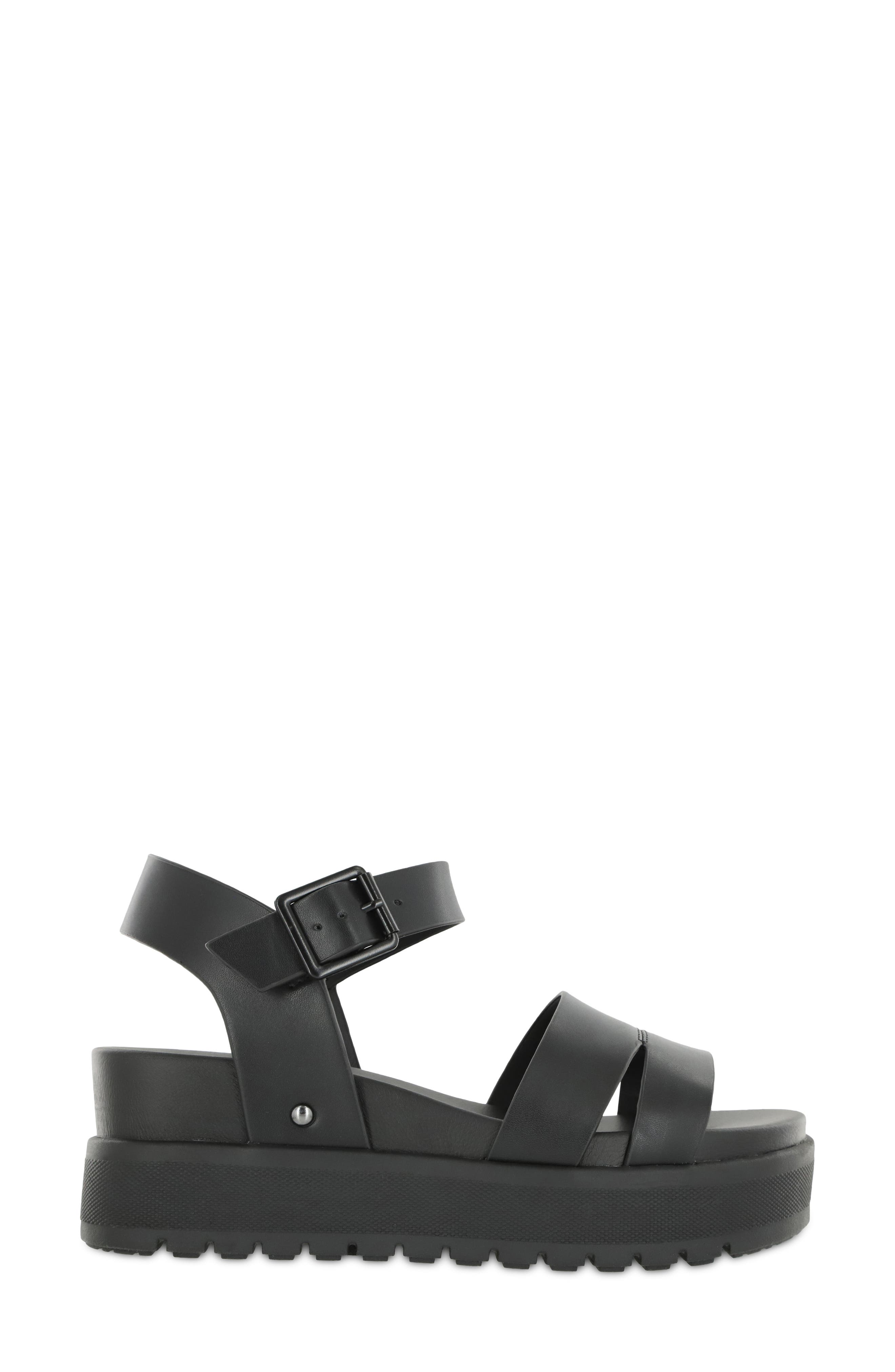 MIA Maya Platform Sandal, Alternate, color, Black