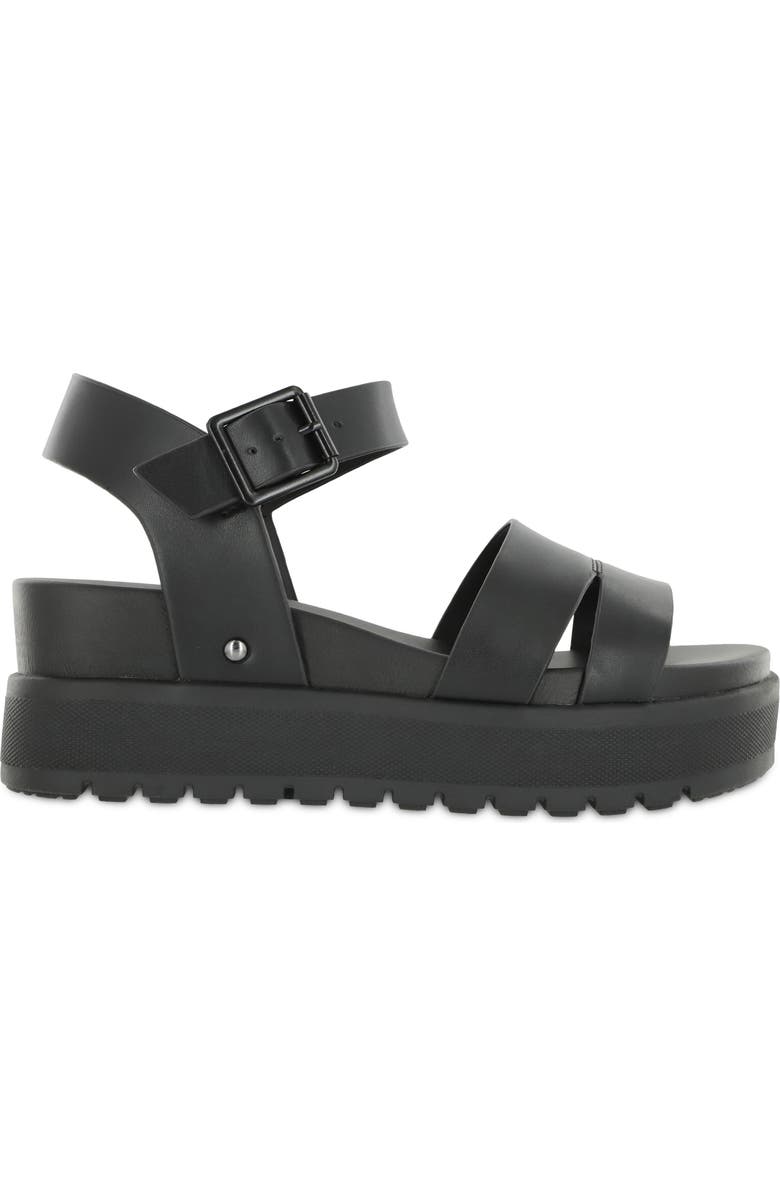 MIA Maya Platform Sandal, Alternate, color, Black