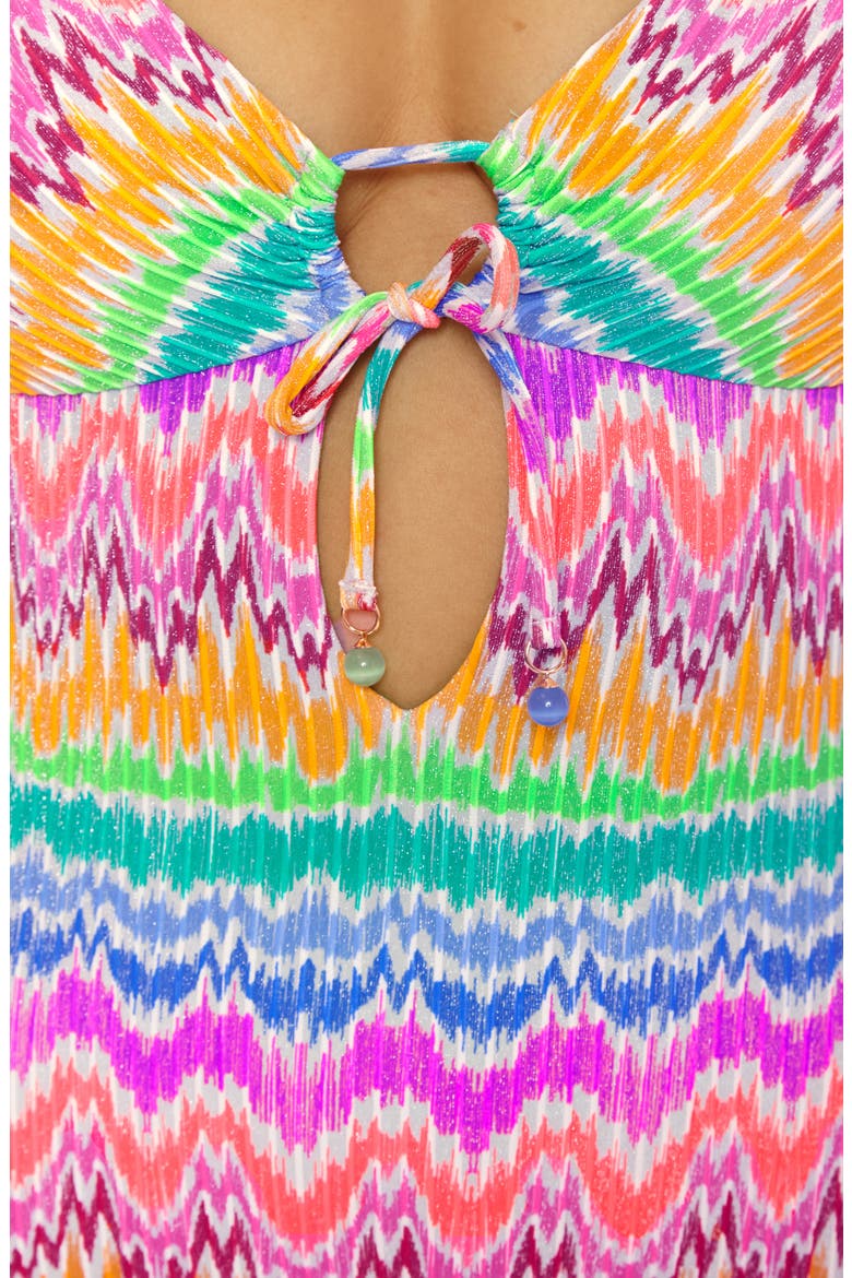 Rio Metallic One-Piece Swimsuit, Alternate, color, PINK MULTI
