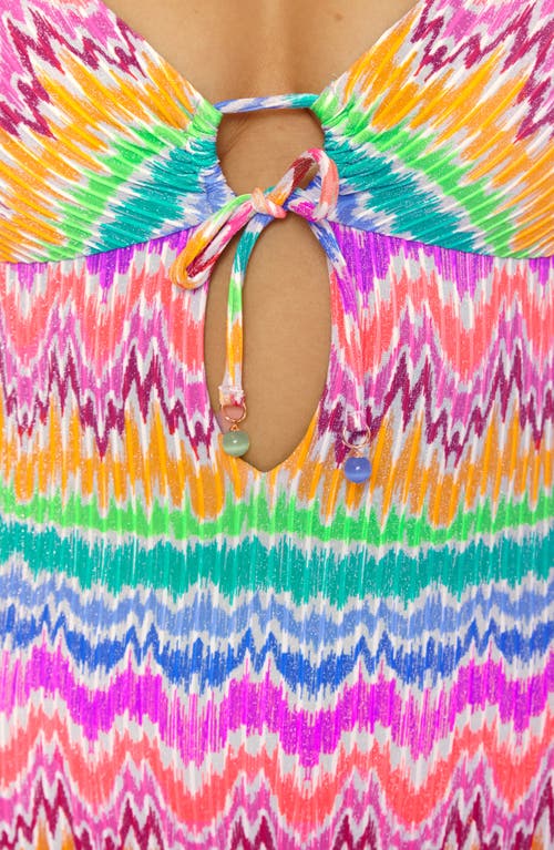 Becca Rio Metallic One-piece Swimsuit In Multi