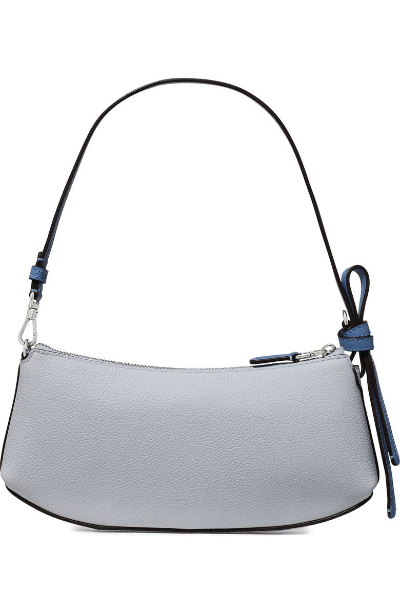 Kate Spade New York loop colorblock pebble leather pochette shoulder bag, Alternate, color, Pale Sapphirine