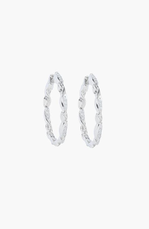 Sacred Vine Hoop Earring