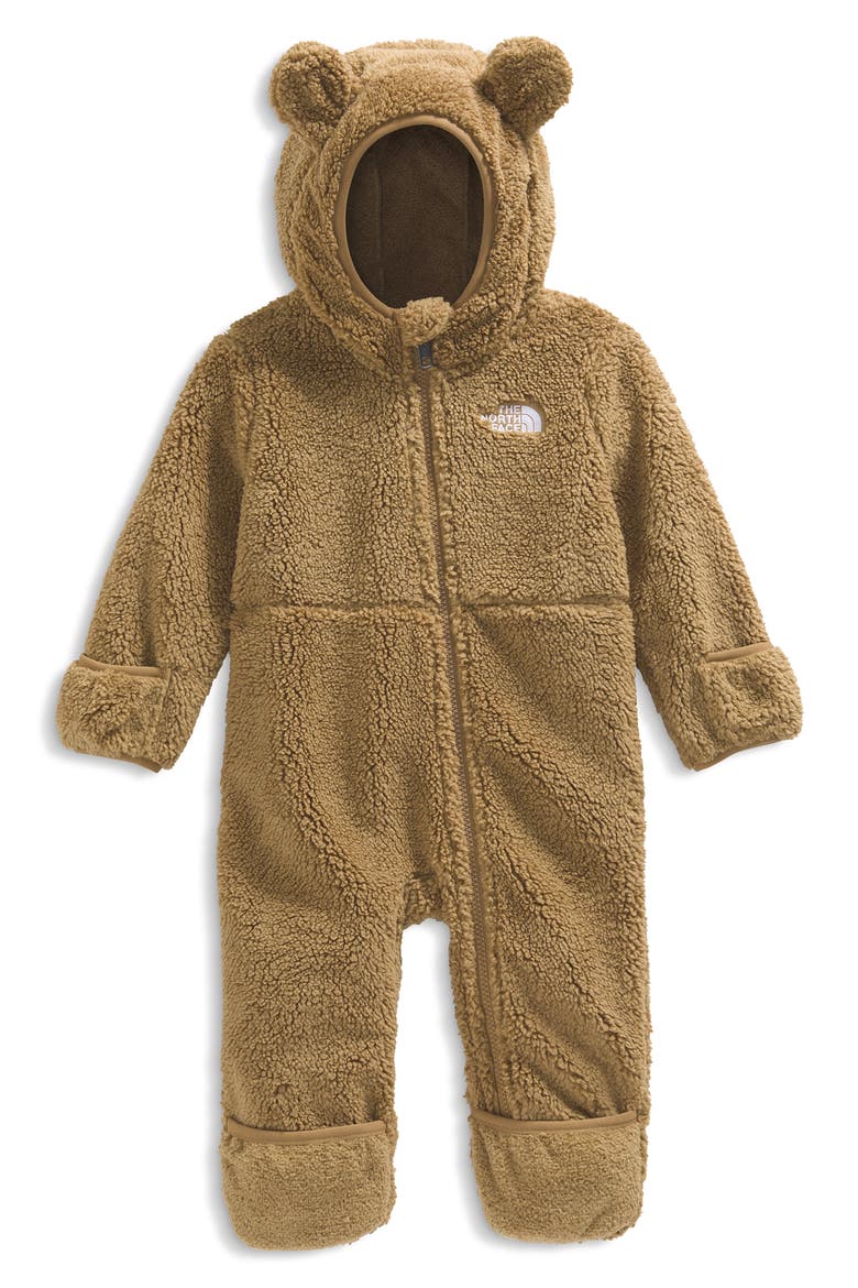 Campshire Recycled Polyester Fleece Snowsuit, Main, color, TEDDY BROWN