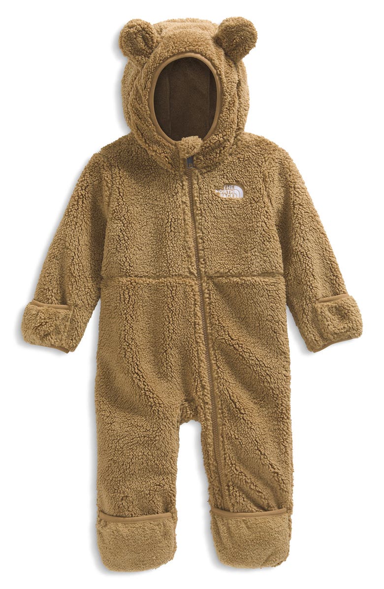 The North Face Campshire Recycled Polyester Fleece Snowsuit, Main, color, Teddy Brown