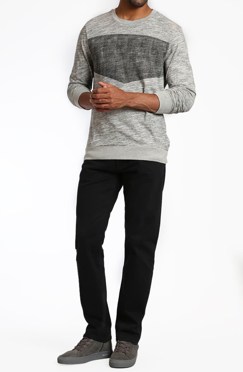 Mavi Jeans Marcus Straight Leg Jeans, Alternate, color, Black Boston