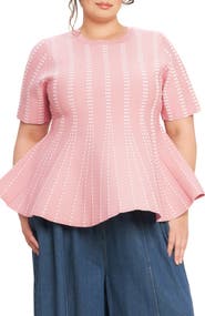 FLYING TOMATO Peplum Sweater Top
