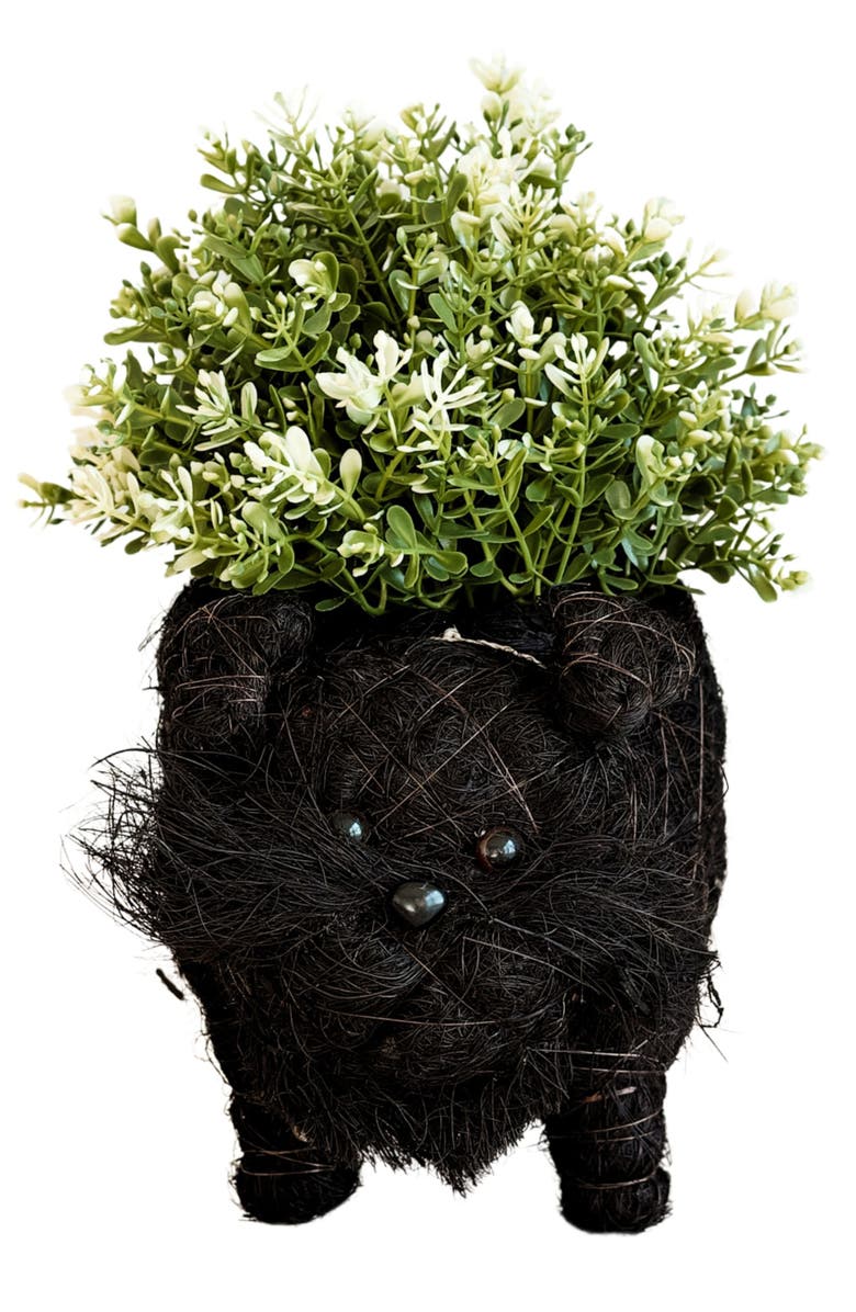 LIKHA Schnauzer Handwoven Planter, Alternate, color,