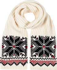 Polo Ralph Lauren Winter Snowflake Wool Scarf
