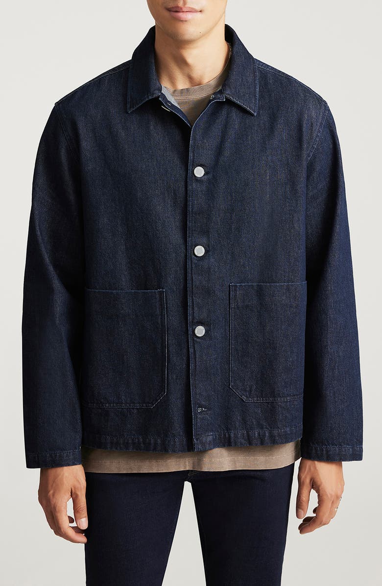 Mavi Jeans Two Pocket Denim Overshirt, Main, color, 