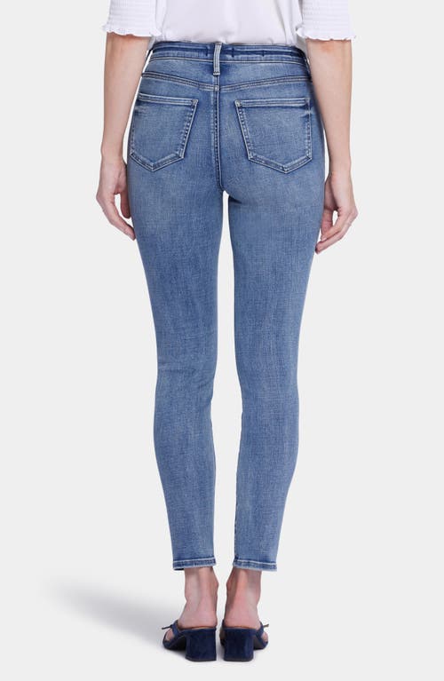 Nydj Ami High Rise Ankle Slit Skinny Jeans In Sandybeach
