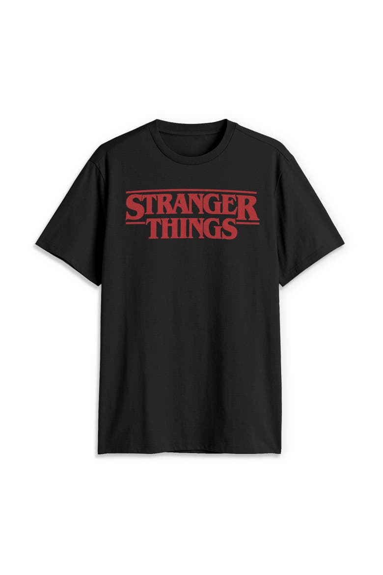 Netflix Men's Bold Logo Short Sleeve Graphic T-Shirt, Alternate, color, Black