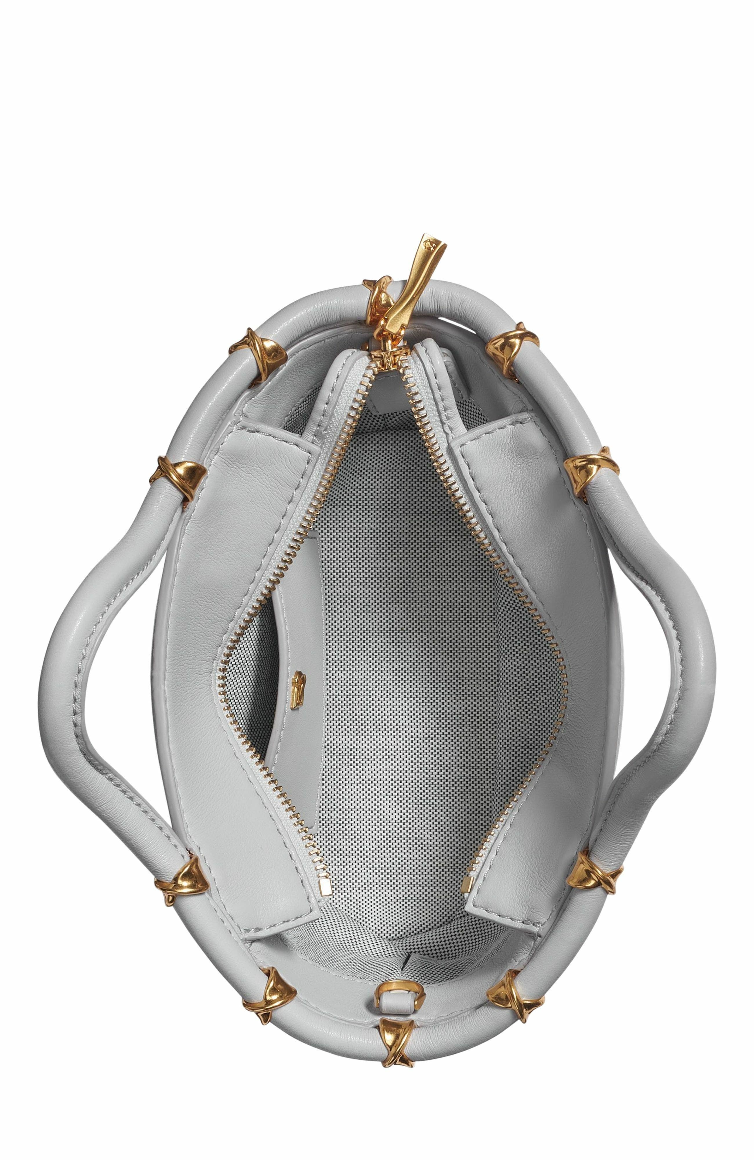 Donna Karan New York Chiffon Crossbody Bag, Alternate, color, Pearl Grey