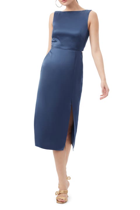 Mochi Satin Sheath Dress