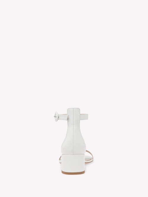 Gianvito Rossi Bridal Versilia Satin Sandals In White