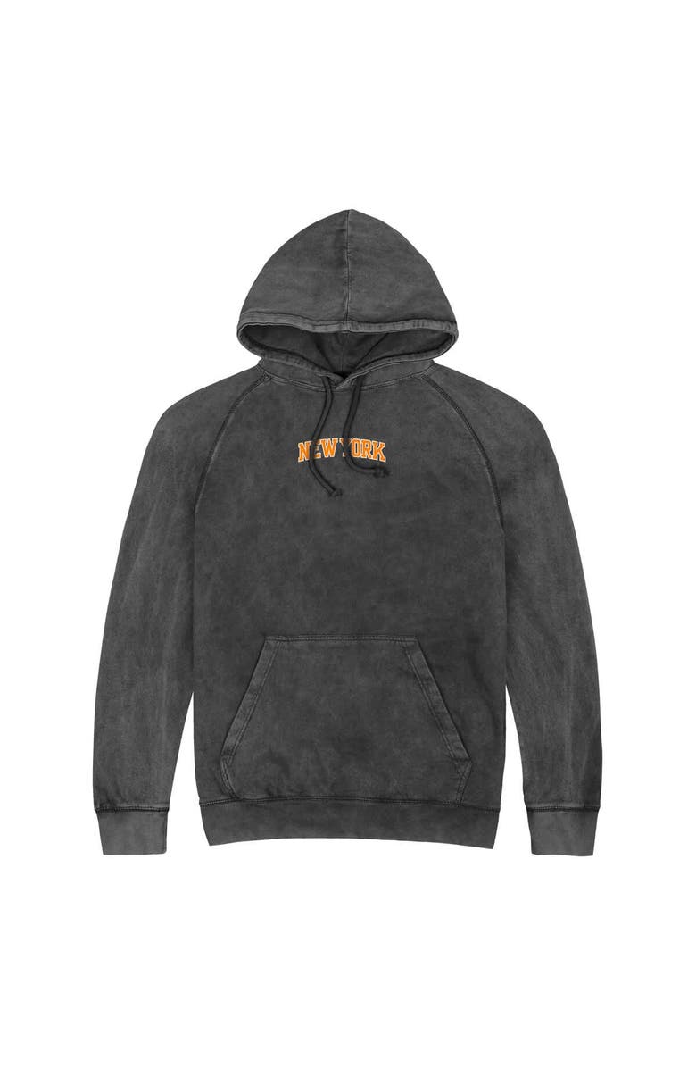 Stadium Essentials Men's Stadium Essentials Charcoal New York Knicks Vintage Raglan Pullover Hoodie, Alternate, color, Charcoal