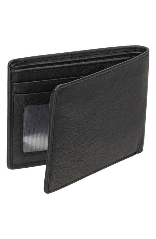 Mancini Rfid Bifold Wallet In Black