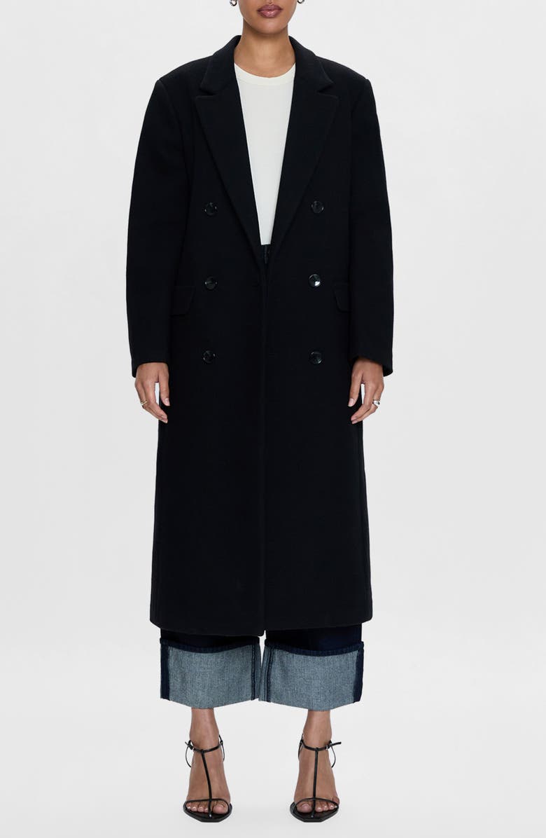 Pistola Prescott Double Breasted Wool Blend Coat, Main, color, 