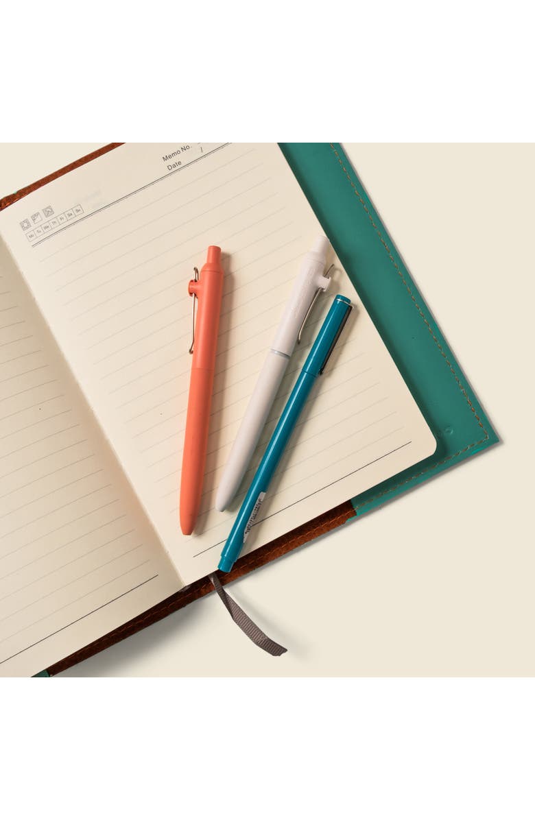 Casupo Refillable A5 Leather Journal Cover, Alternate, color, Teal