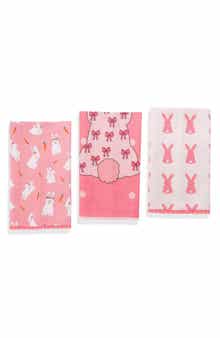 Tiramisu Sweet Bunny Set of 3 Cotton Kitchen Towels